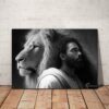 lion of judah jesus christian canvas poster wall art9713