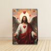 love of god wings of jesus christ canvas poster wall art5627