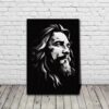 monogram portrait of jesus canvas poster wall art6346