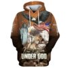 one nation under god bald eagle american flag and lion hoodies 3d printed hoodie christmas gift1849