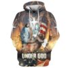 one nation under god hoodie jesus eagle american flag christian cross hoodies christmas gift1919