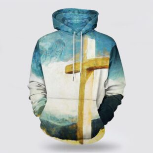 the cross 3d hoodies for women men christmas gift1031