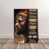 the life of jesus take my hand wooden canvas poster wall art5597