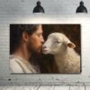 the love of savior canvas poster wall art8209