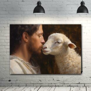 the love of savior canvas poster wall art8209