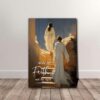 walking with jesus to heaven canvas poster wall art0822