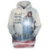 we will never walk alone hoodie christian jesus cross hoodies 3d printed hoodie christmas gift3713