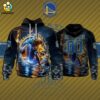 NBA Golden State Warriors Special Realistic Team Logo Design Hoodie