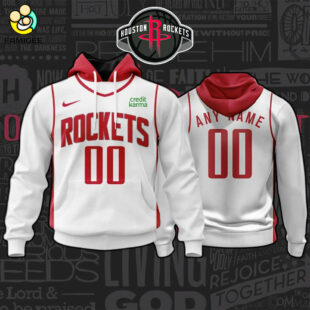 NBA Houston Rockets Personalized 2025 Association Kits Hoodie