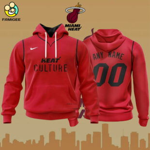 NBA Miami Heat Special Special 2025 City Edition Design Hoodie