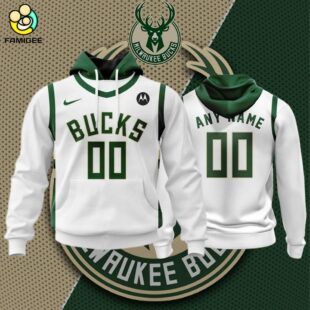 NBA Milwaukee Bucks Personalized 2025 Association Kits Hoodie