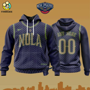 NBA New Orleans Pelicans Special 2025 City Edition Design Hoodie