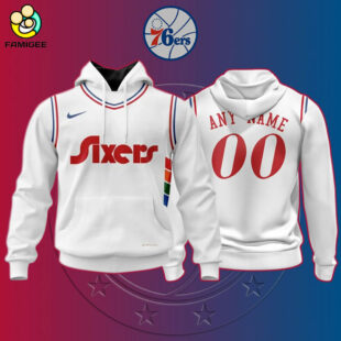 NBA Philadelphia 76ers Special Special 2025 City Edition Design Hoodie