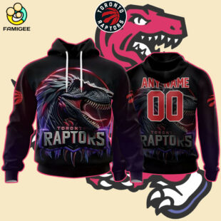 NBA Toronto Raptors Special Realistic Team Logo Design Hoodie