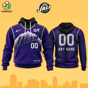 NBA Utah Jazz Personalized City Edition 2024 Kits Hoodie