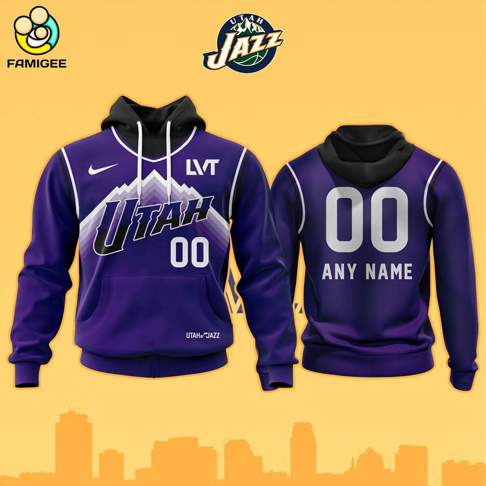NBA Utah Jazz Personalized City Edition 2024 Kits Hoodie NBA Utah Jazz Personalized City Edition 2024 Kits Hoodie
