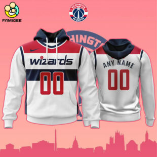 NBA Washington Wizards Personalized 2025 Association Kits Hoodie