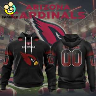 NFL Arizona Cardinals Specialized Design Personalized Letters Hoodie