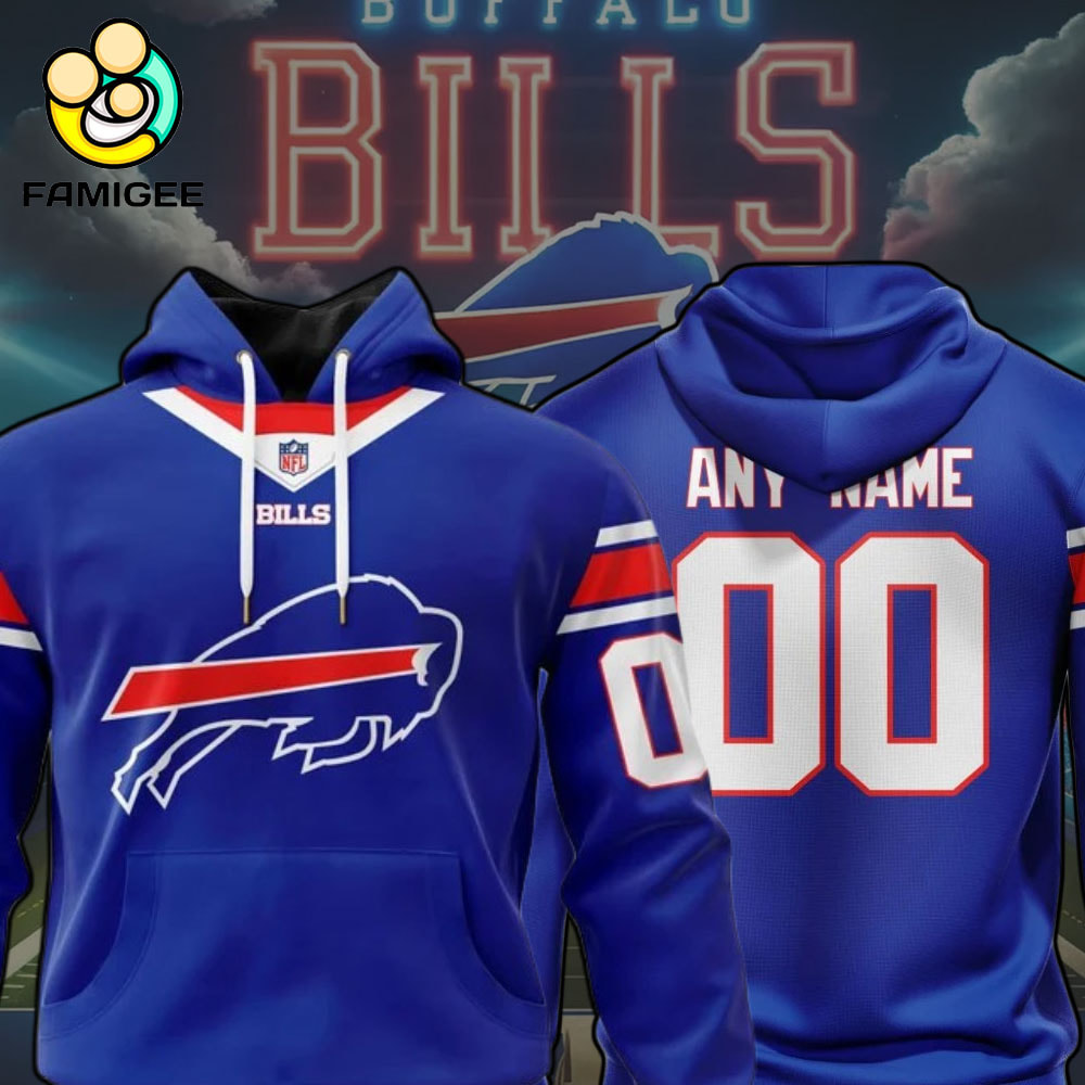 NFL Buffalo Bills Specialized Design Personalized Letters Hoodie NFL Buffalo Bills Specialized Design Personalized Letters Hoodie