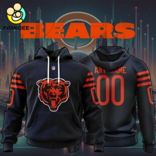 NFL Chicago Bears Specialized Design Personalized Letters Hoodie