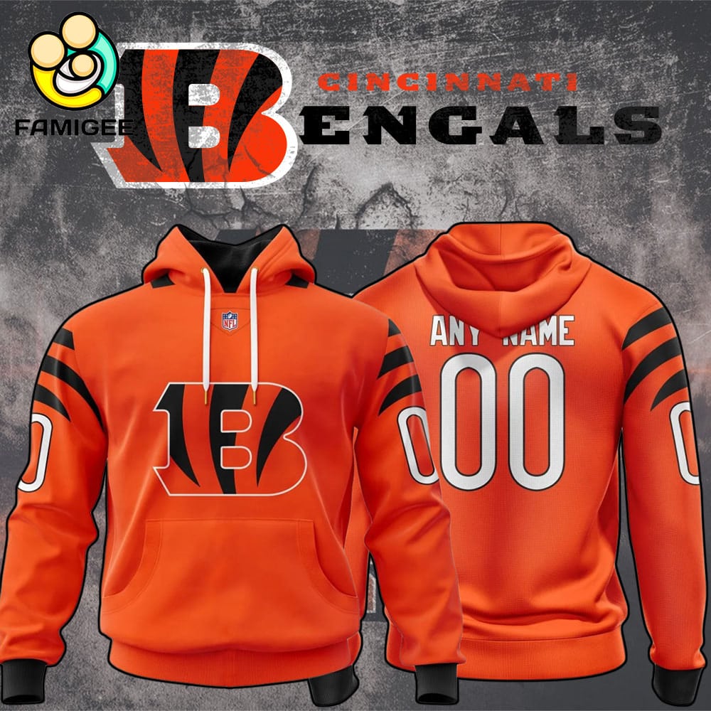 NFL Cincinnati Bengals Specialized Design Personalized Letters V1 Hoodie NFL Cincinnati Bengals Specialized Design Personalized Letters V1 Hoodie