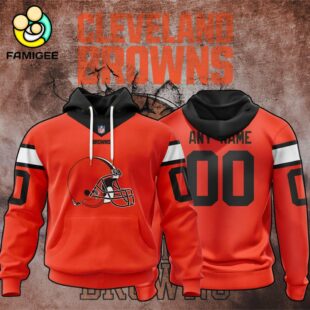 NFL Cleveland Browns Specialized Design Personalized Letters Hoodie