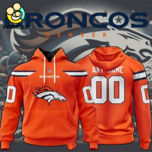 NFL Denver Broncos Specialized Design Personalized Letters Hoodie