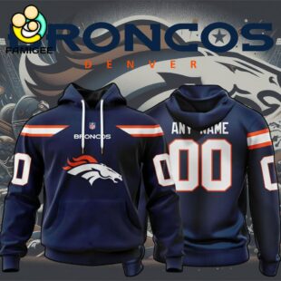 NFL Denver Broncos Specialized Design Personalized Letters V1 Hoodie