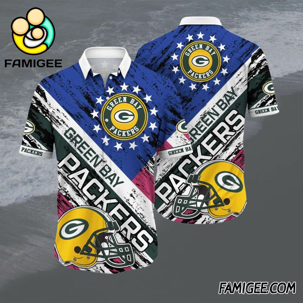 NFL Green Bay Packers All star Power Hawaiian Shirt Packers Aloha Shirt 1