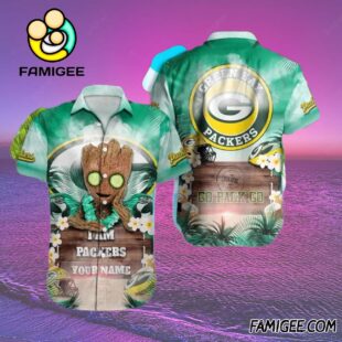 NFL Green Bay Packers Beach Vibes Custom Hawaiian Shirt Packers Aloha Shirt 2