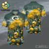 NFL Green Bay Packers Halloween Skull Hawaiian Shirt Packers Aloha Shirt 1