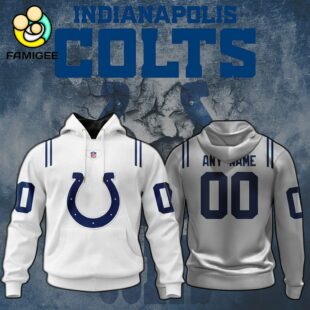 NFL Indianapolis Colts Specialized Design Personalized Letters Hoodie