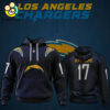 NFL Los Angeles Chargers Specialized Design Personalized Letters V1 Hoodie 2 NFL Los Angeles Chargers Specialized Design Personalized Letters V1 Hoodie