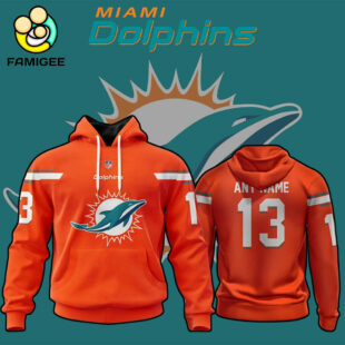 NFL Miami Dolphins Specialized Design Personalized Letters V1 Hoodie