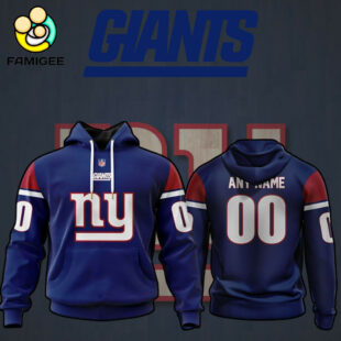 NFL New York Giants Specialized Design Personalized Letters Hoodie