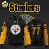 NFL Pittsburgh Steelers Specialized Design Personalized Letters Hoodie Hoodie