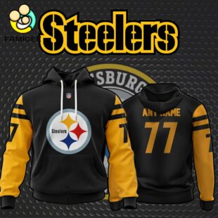 NFL Pittsburgh Steelers Specialized Design Personalized Letters Hoodie Hoodie