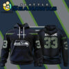 NFL Seattle Seahawks Specialized Design Personalized Letters V1 Hoodie