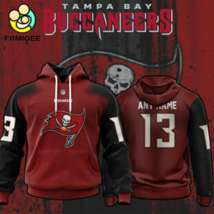 NFL Tampa Bay Buccaneers Specialized Design Personalized Letters Hoodie