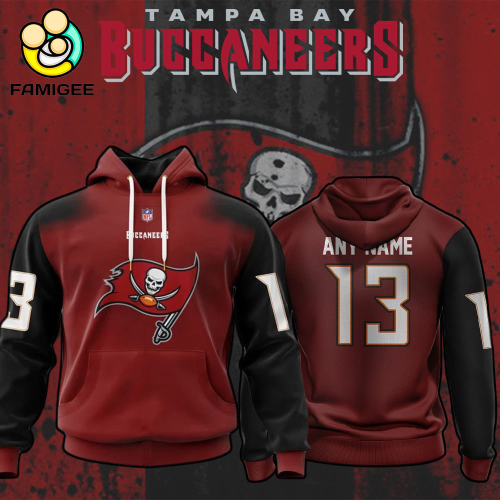 NFL Tampa Bay Buccaneers Specialized Design Personalized Letters Hoodie NFL Tampa Bay Buccaneers Specialized Design Personalized Letters Hoodie