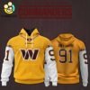 NFL Washington Commanders Specialized Design Personalized Letters V1 Hoodie