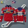NHL Columbus Blue Jackets Special Colour Rush Design Hoodie