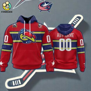 NHL Columbus Blue Jackets Special Colour Rush Design Hoodie