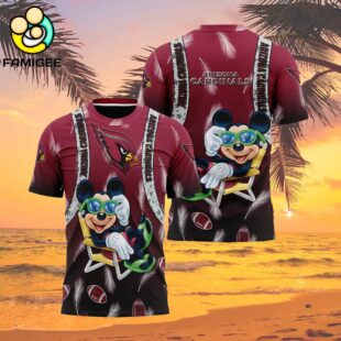 Arizona Cardinals Hawaiian Nfl Football 4th Of July All Over Print Hawaiian Shirt 2