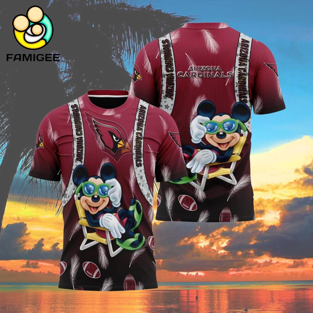 Arizona Cardinals Hawaiian Nfl Football 4th Of July All Over Print Hawaiian Shirt 4