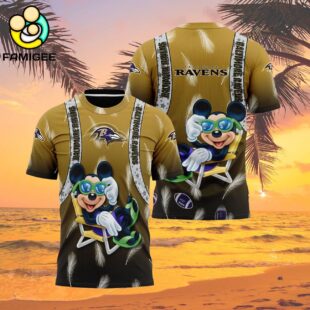 Baltimore Ravens Nfl Football 4th Of July All Over Print Hawaiian Shirt 2