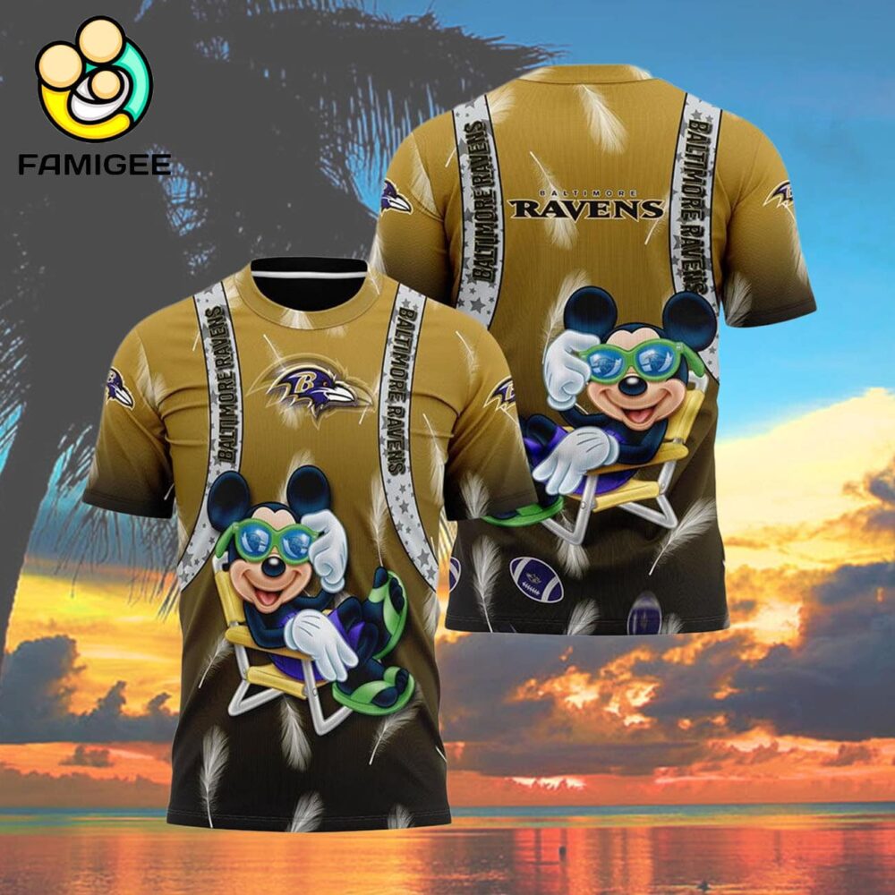 Baltimore Ravens Nfl Football 4th Of July All Over Print Hawaiian Shirt 4