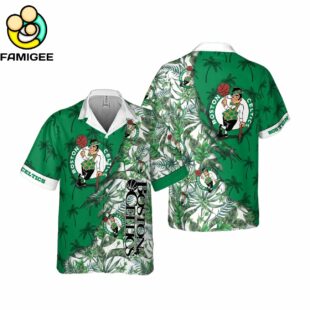 Boston Celtics 2024 Basketball Nba Tropical Hawaiian Shirt 1