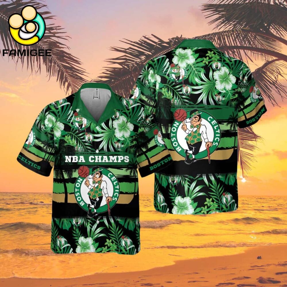 Boston Celtics Nba Tropical 2024 Hawaiian Shirt 2