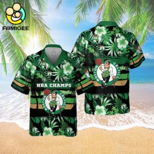 Boston Celtics Nba Tropical 2024 Hawaiian Shirt 3